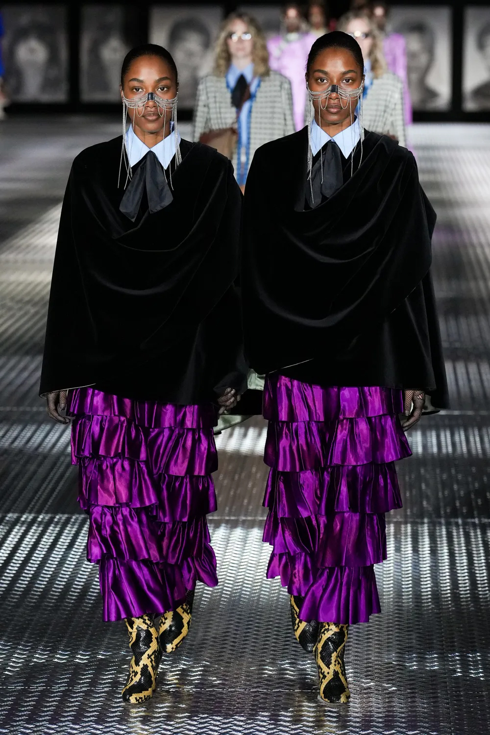 Mirian Tavares e Melanie Tavares para Gucci | Milano Fashion Week SS23 Ready To Wear