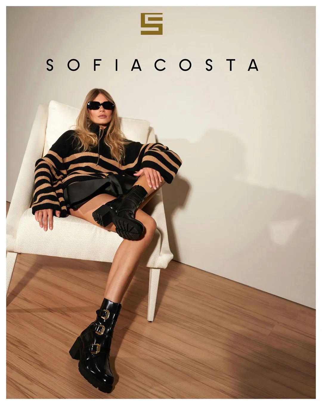 Ksenia Shirokova para Sofia Costa Shoes FW23